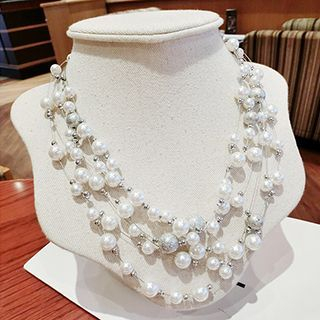 maxine Faux Pearl Necklace