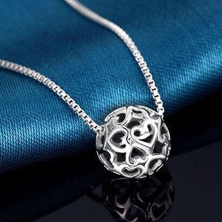 maxine Heart Ball Necklace