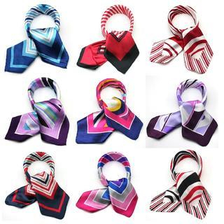 Xin Club Light Patterned Square Scarf