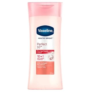 Vaseline - Healthy Bright Perfect 10 Pro-Age Repair Lotion AHA, Collagen, Pro-Retinol 200ml 200ml