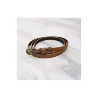 BELLISSIMA Faux-Leather Slim Belt
