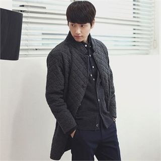 MITOSHOP Single-Breasted Padded Coat