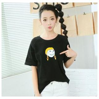 Sens Collection Girl Print T-Shirt