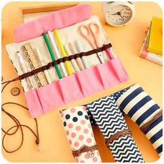 Cutie Bazaar Pattern Roll Up Pencil Case