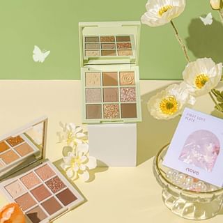 Novo - British Afternoon Tea Series 9 Colours Eyeshadow Palette 02# Earl Grey - 9G