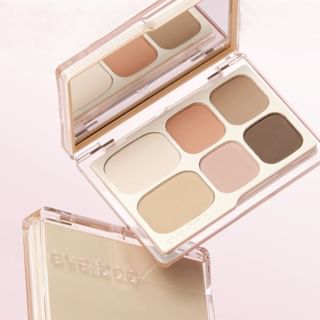 Everbab - 6-Color Nude Matte Eyeshadow Palette 01# - 10.5G
