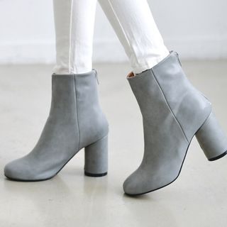 JUSTONE Cylinder-Heel Ankle Boots