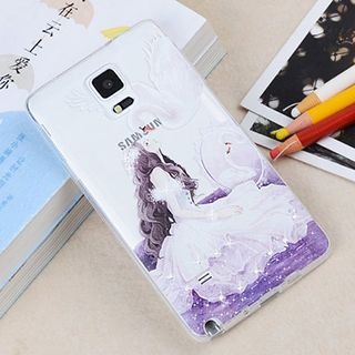 Kindtoy Rhinestone Printed Case - Samsung Galaxy Note 4