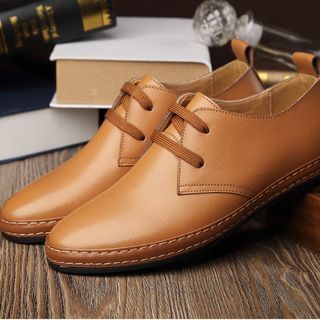 Jonas Genuine Leather Lace Up Shoes
