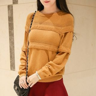 Soft Luxe Fringed Trim Sweater