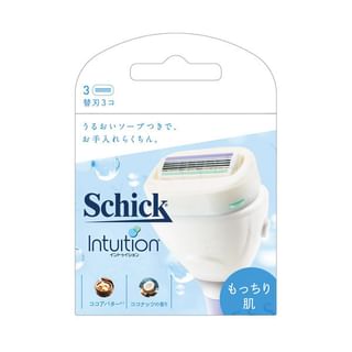 Schick Japan - Intuition Moist Skin Slim Razor Blade Refill 3 pcs