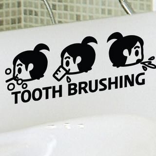 Wall Sticker - TOOTH BRUSHING