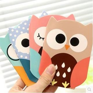 MissYou Owl Print Account Book