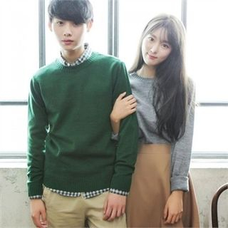 TOMONARI Couple Colored Knit Top