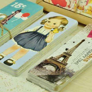 MissYou Set of 30 : Painted Bookmark