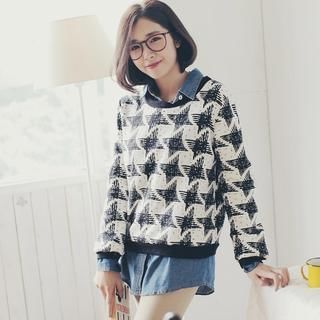 Tokyo Fashion Houndstooth Pullover