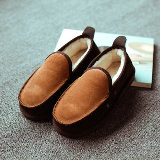 Chuoku Fleece-Lined Loafers