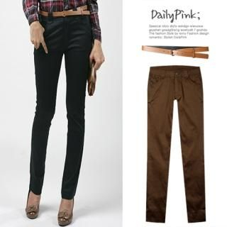Belted Dress Pants