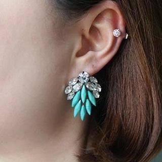 Ticoo Rhinestone Earrings