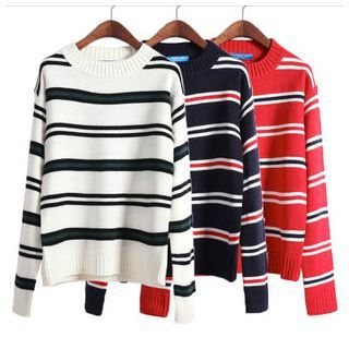 Arroba Striped Sweater