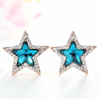 Dara Jewelled Rhinestone Star Earrings