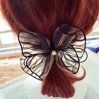 Azalea Rhinestone Bow Hair Clip
