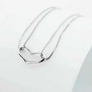 Kulala Heart Sterling Silver Necklace