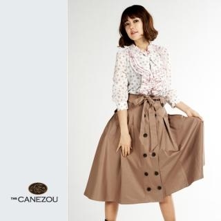 A-Line Skirt with Sash