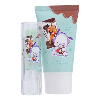 Crux - Sanrio Pochacco X Lotte Toppo Lip & Hand Cream Gift Set 2 Pcs