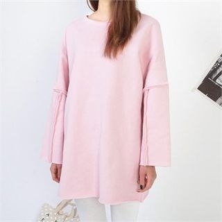 GLAM12 Fleece-Lined T-Shirt Dress
