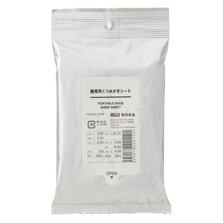 MUJI - Portable Shoe Shine Sheet 12 pcs