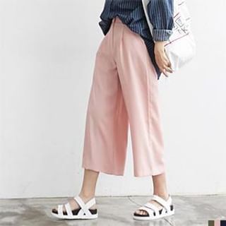 FROMBEGINNING Cropped Dress Pants
