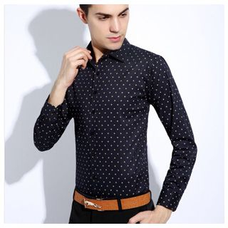 Hansel Dotted Long-Sleeve Shirt