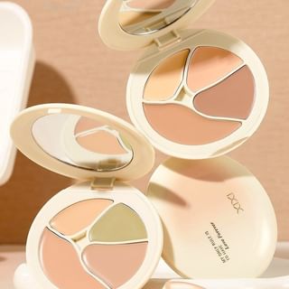 Xixi - Lasting Makeup & Clear Four Color Concealer - (1-3) #01 - (1.2G X 2 + 2G + 1.3G)