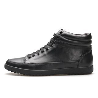Vismix Genuine Leather Mid Top Sneakers