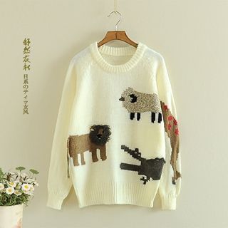 Storyland Printed Sweater