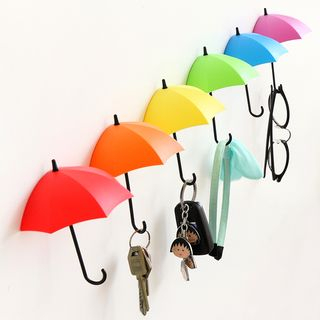 Lazy Corner Set of 3: Umbrella Wall Hooks