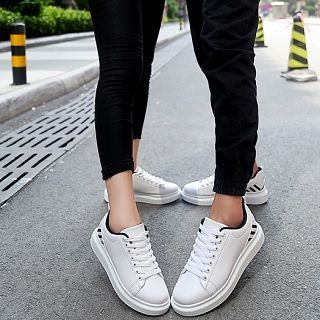 Chariot Striped Couple Sneakers