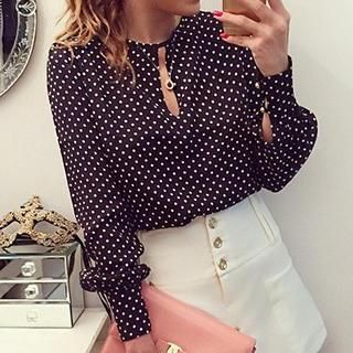 Quintess Dotted Blouse