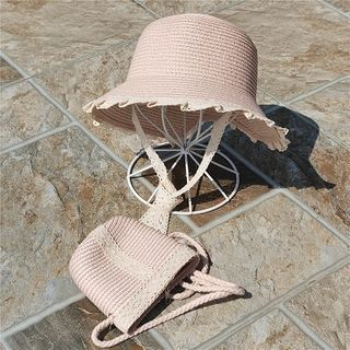 Straw | Lace | Sun | Kid | Hat | Bag
