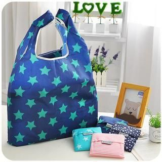 Momoi Foldable Star Print Shopper Bag