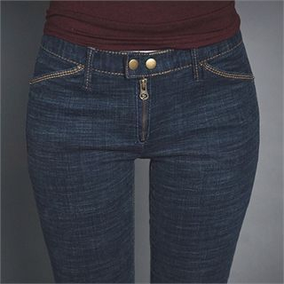 ERANZI Stitched Skinny Jeans
