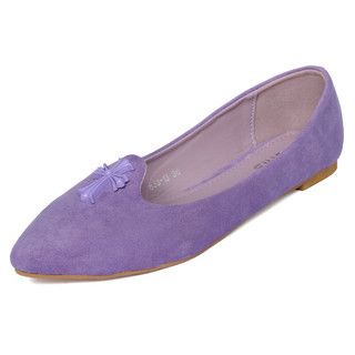 yeswalker Cross-Accent Pointy Flats