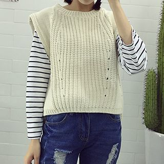 Dute Cable Knit Vest