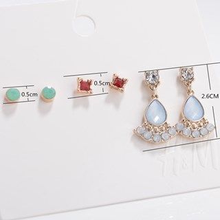 Seirios Set: Jeweled Earrings