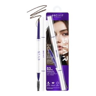 Browit - Star Eyebrow Pencil 02 Stellar Brown