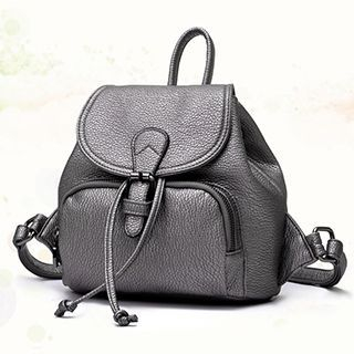 BeiBaoBao Faux-Leather Drawstring Backpack