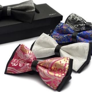 Romguest Patterned Bow Tie