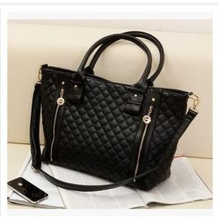 LineShow Quilted Zip Tote