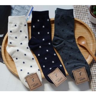 Knitbit Star Patterned Socks